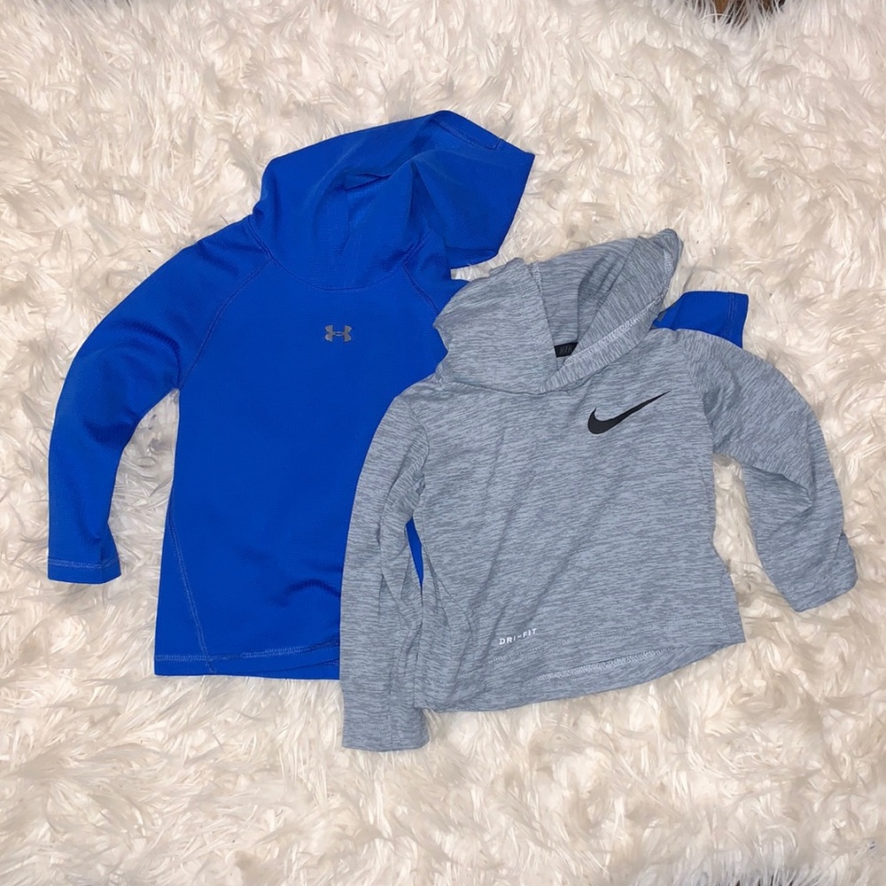 Two pull overs light material size 2T.